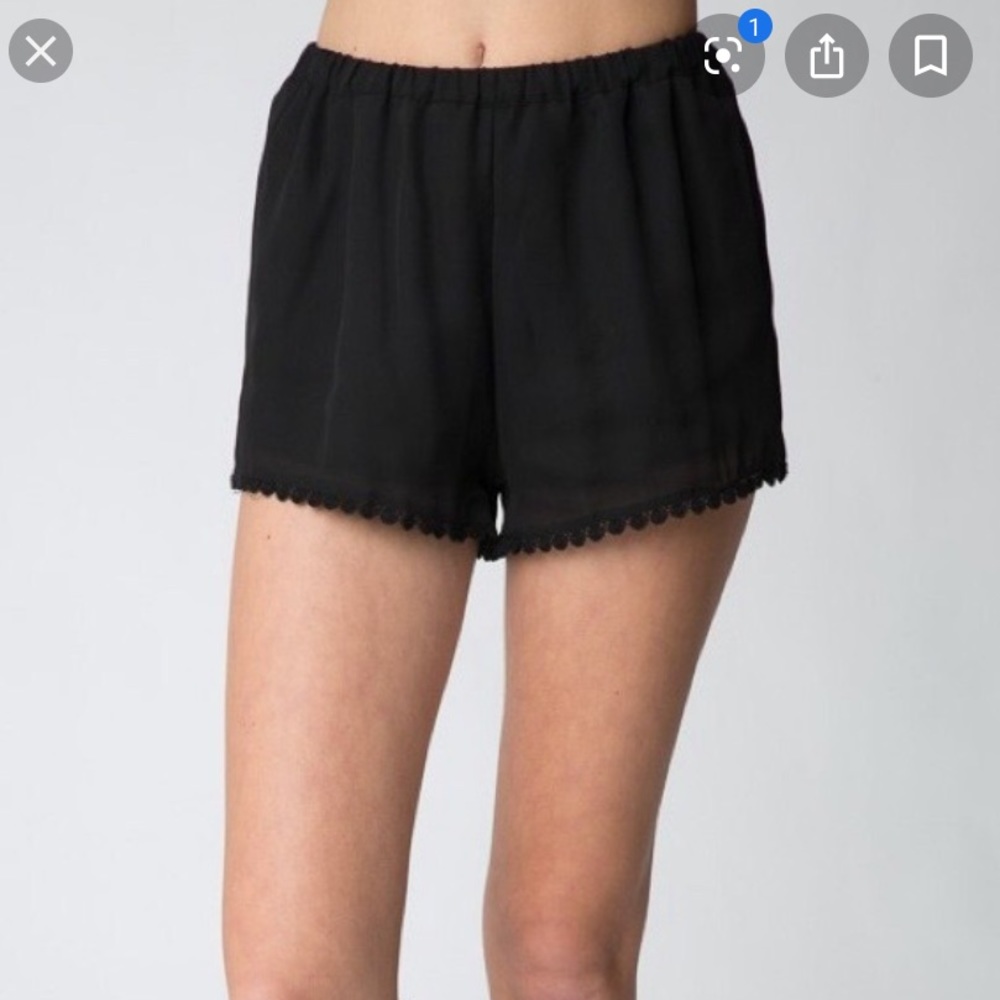 Black brandy Melville shorts